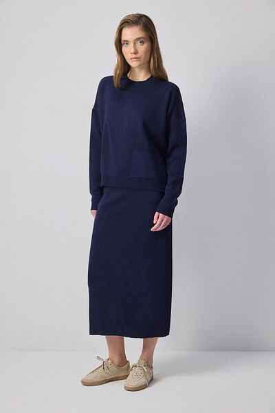 Touché Privé Pocket Tunic Skirt Knitting Suit
