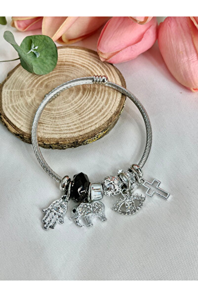 Elifsu Jewelry Çelik Charm Bileklikler
