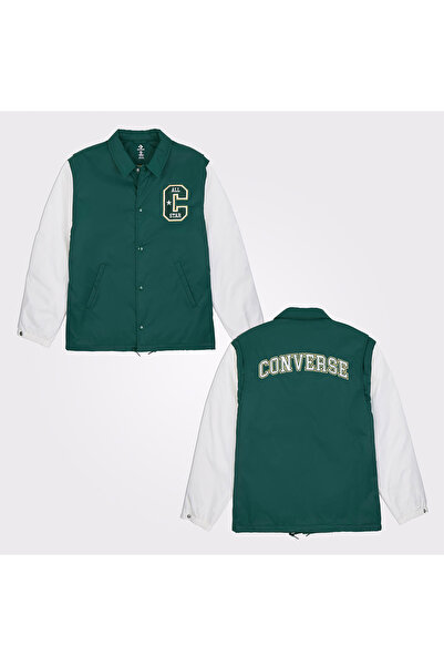 Converse Colorblocked Erkek Renk Bloklu Yeşil Ceket