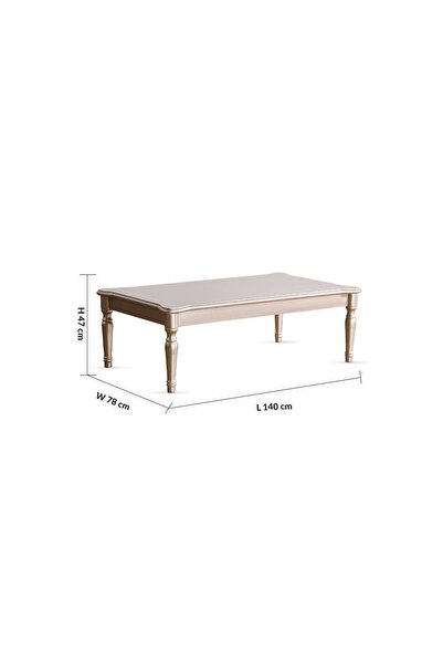 Danube Home Mercedez Coffee table  L140xW78xH47cm - Champange