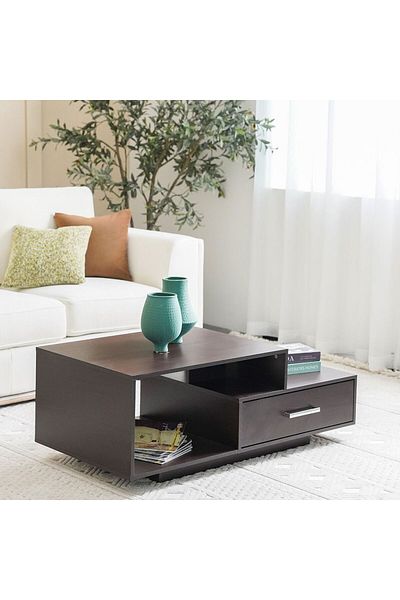 Danube Home Xavier Coffee Table  L60xW120xH45cm - Tobacco