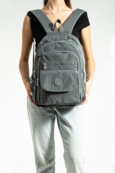 Çanta Trend Unisex Adjustable Orthopedic Strap Multi-Compartment School Bag