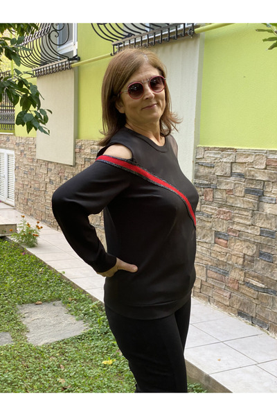 FEVER ÖN ŞERİTLİ BLUZ