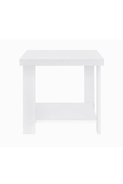 Danube Home Cenon End Table L50xW50xH47.5cm - White