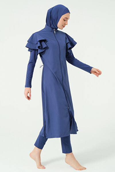 ALFASA Long Hijab Swimsuit with Flare Sleeves