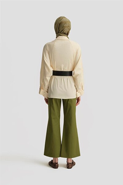 Armine Flare Pantolon 25y2800 Yeşil