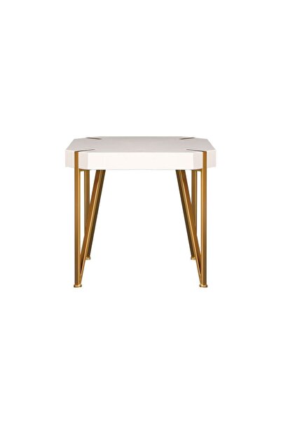 Danube Home Elvie End Table L60xW60xH54cm - White