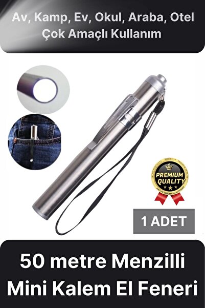 Svein Çok Amaçlı 50 Metre Menzilli Tek Modlu Beyaz 1 Pille Çalışan Kamp Ev Mi...