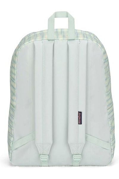 Jansport SuperBreak One 70s Space Dye Fresh Mint Cream Striped Backpack