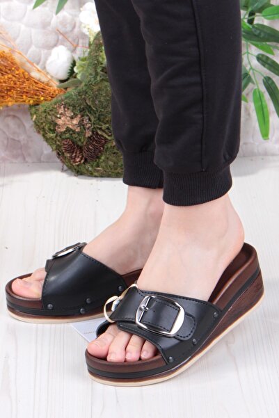 Pierre Cardin 7418 Anatomical Comfortable Original Product Buckle Women's Slippers