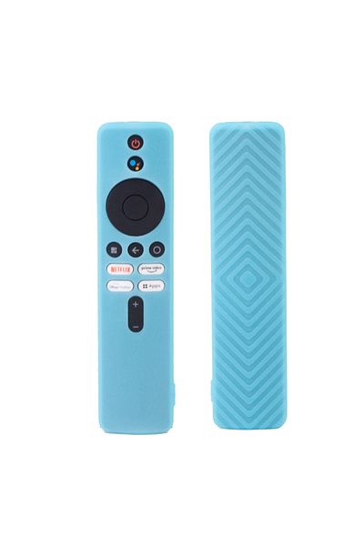 Choice 16.6x4.1cm Luminous Blue 1 Pc Luminous Silicone Remote Control Case For Xiaomi Tv Box S (2ND GEN) Pr