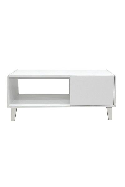 Danube Home Supreme Coffee Table W/ Storage  L99.5xW55xH45.5cm - White