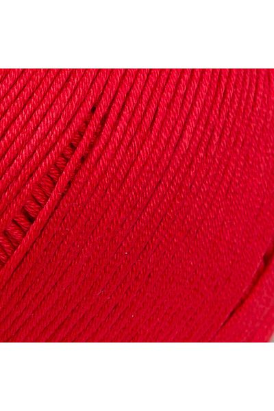 Hangora La Mia Mercerized Cotton Red Hand Knitting Lanyard - 19 - 33597