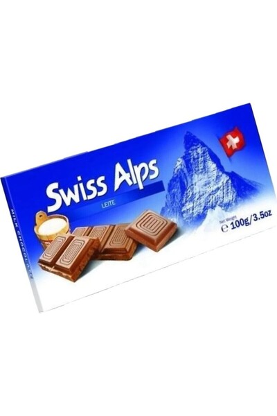 Swiss Alps Sütlü Isviçre Çikolatası 100 Gr