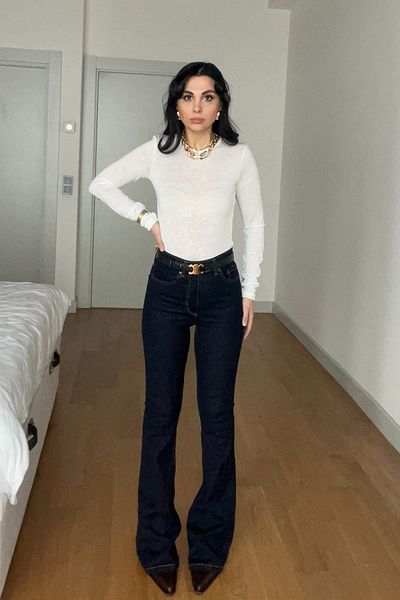 Seda Yalçın Atelier Navy Blue Zr Flared Jeans