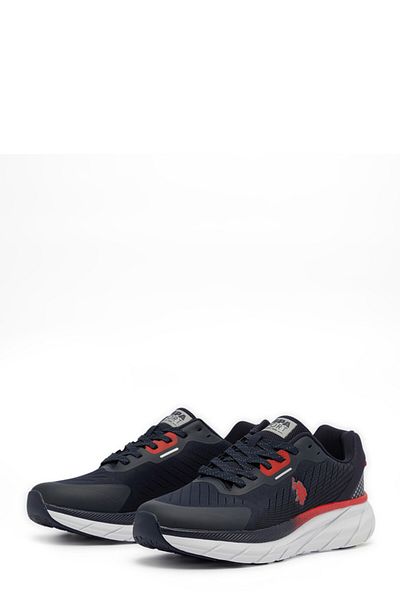 U.S. Polo Assn. Men's Navy Low-Top Sneakers - Lightweight Lace-Up Design, Comfortable for Everyday Outfits