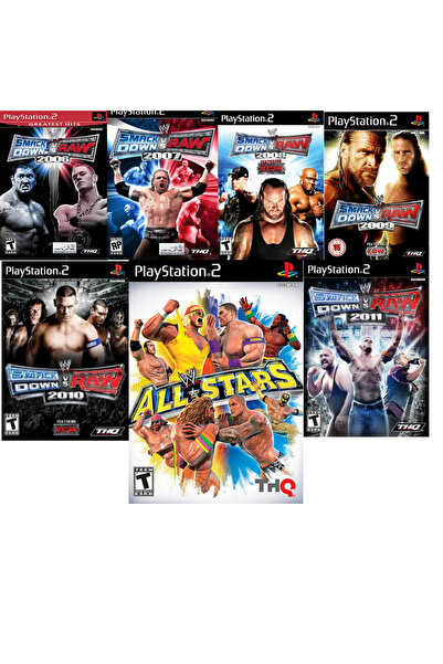 Tigdes Playstatıon 2 - Wwe Smackdown Serisi 7 Oyun Bir Arada Sadece Çipli Cih...