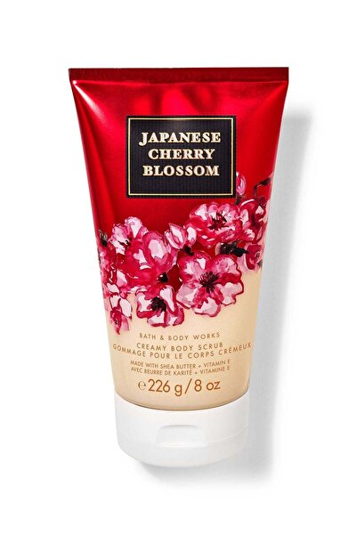 Bath & Body Works مقشر الجسم الكريمي بخلاصة زهرة الكرز اليابانية