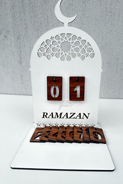 lina hobby Ahşap Dekoratif Ramazan Takvim İmsakiye