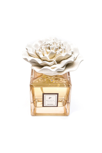 Missi 500 ml Kare Şişe Çiçek Taşlı Dark Amber Oda Kokusu