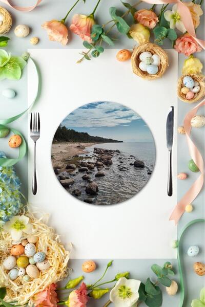 Saban Каялі 27 см Каялі Шеріне Прибережний візерунок Темний або жовтий колір ...