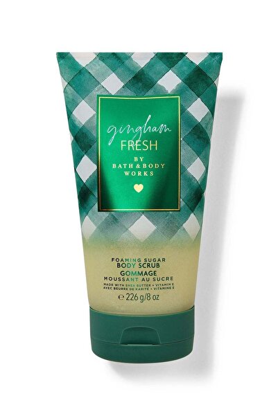 Bath & Body Works مقشر السكر الرغوي بنكهة غينغهام المنعشة