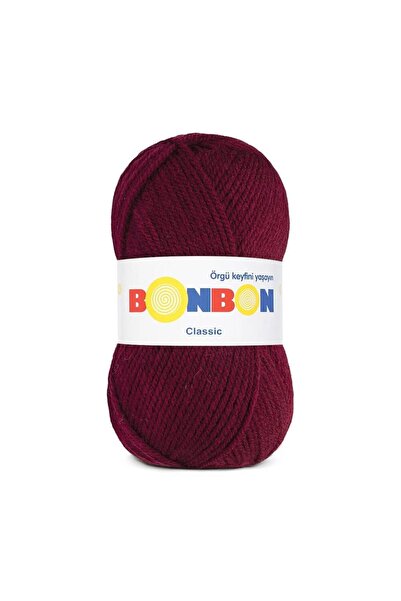 BONBON COPIE - (5 bucăți) Bonbon Classic 98220 Burgundy Firea de tricotat man...