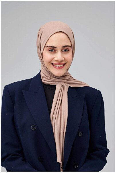 Modakaşmir Mink Color Combed Cotton Shawl