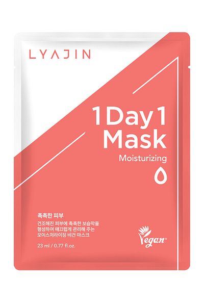 LYAJIN 1Day1 Moisturizing Face Mask (23 ml X 1 Piece)