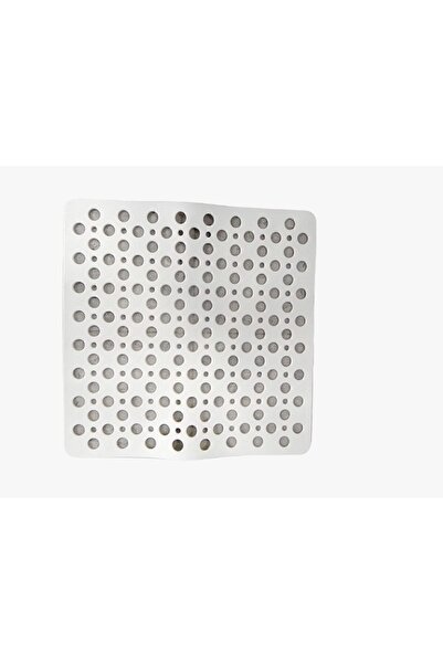 MAİN SHOP 2 bucăți Square Bubble Bath Math Baie și duș anti-alunecare alb M-149