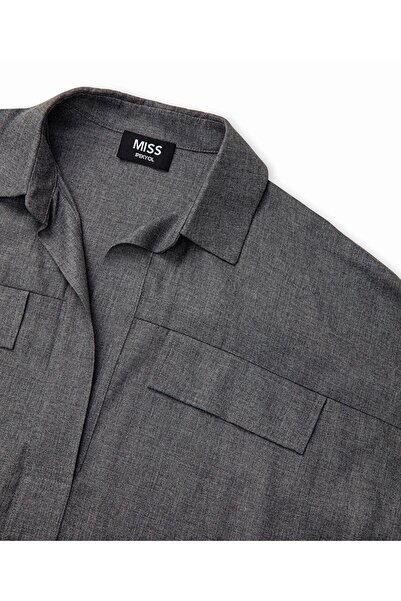 MISS IPEKYOL Gri Kadın Bluz IW6240006032