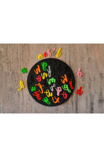 Genel Markalar Küçük Harf Silikon Kalıp Kaligrafi Alfabe Şeker Hamuru Sabun M...