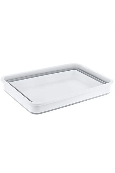 Dükkanönü Foldable Basin Basin Bucket A-5 Size 4 Liter Office Storage