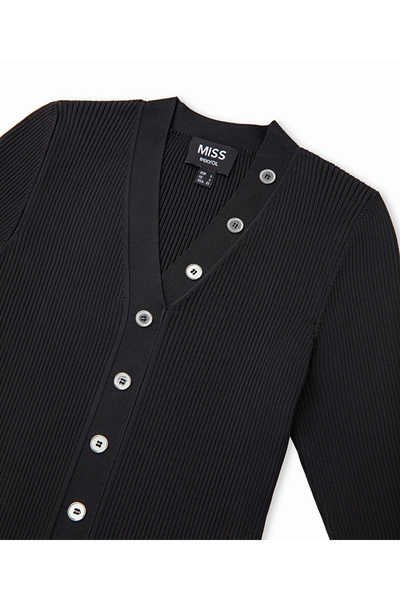 MISS IPEKYOL Pletený dámský svetr - černý Iw 6240050039