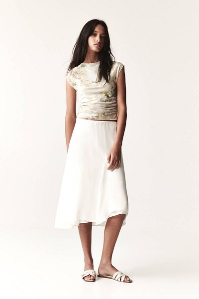 Pull & Bear صندل مسطح متقاطع