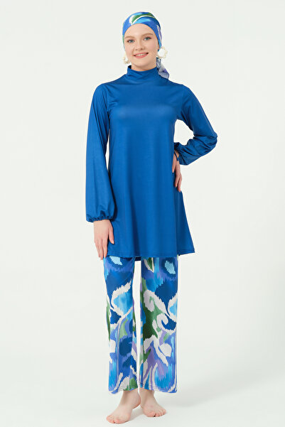 ALFASA Morena Desenli Tesettür Mayo