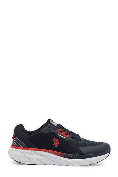 U.S. Polo Assn. Men's Navy Low-Top Sneakers - Lightweight Lace-Up Design, Comfortable for Everyday Outfits