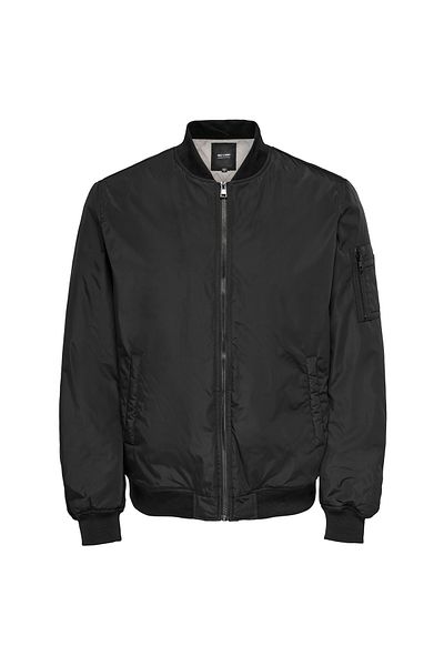 Only & Sons Мъжко черно яке Joshua (22023287-b)