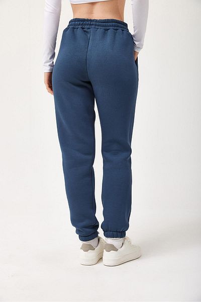 CALİENTE NY εμπριμέ φούτερ με ελαστικά πόδια Navy Blue