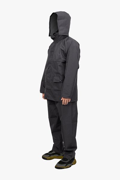 TOYTEX Waterproof Rain Jacket Set - Bottom Top Set, Hooded, Windproof, Lightweight and Durable
