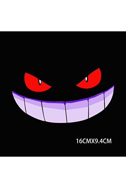 Choice طول 16 سم G129 ملصقات مضحكة وممتعة، ملصقات الشيطان، تأثيرات عاكسة ومقا...