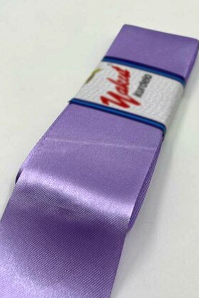 Hobigram Lilac Satin Ribbon 6cm-10 Meters Bundle Bundle Decoration Bride Groom Dowry Decoration Ribbon