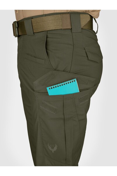 Mudeir Pantolon Alp Haki 4 Mevsim Tactical Outdoor Çok Cepli Taktik Kargo Koruma Ripstop Operasyon