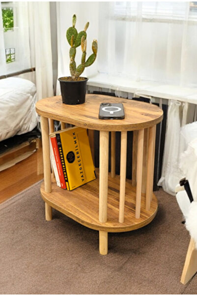 PEKA Yan Sehpa - Komodin - Salon - Oturma Odası Zigon Sehpa