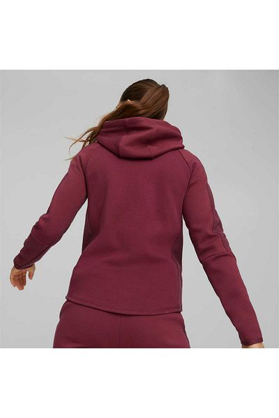 Puma Trening pentru femei EVOSTRIPE cu fermoar complet RED