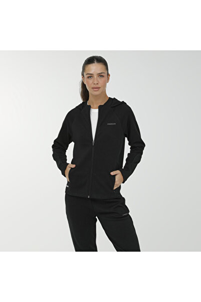 lumberjack Wl Mıla 18ct321 3fx Μαύρο γυναικείο φούτερ