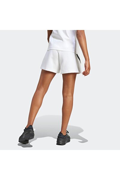 adidas Z.N.E. Kadın Beyaz Şort (JJ4678)