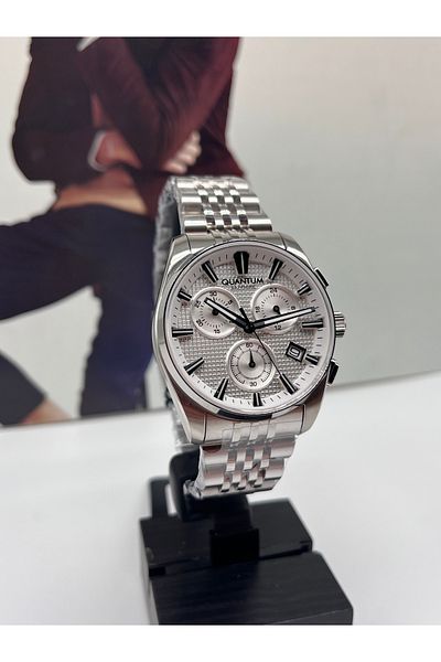 Quantum Groom's Watch - Steel 10 Atm Waterproof Sapphire Crystal Glass 2 Years Warranty