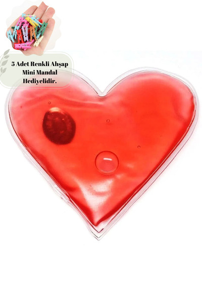 Genel Markalar Sihirli Isıtıcı Jel Cep Soba Isıtıcı Kalp Şekilli El Cep Isıtma