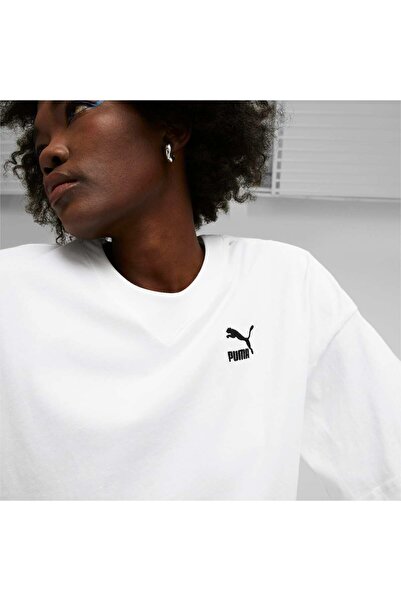 Puma Κλασικό γυναικείο λευκό μπλουζάκι (538052-02)